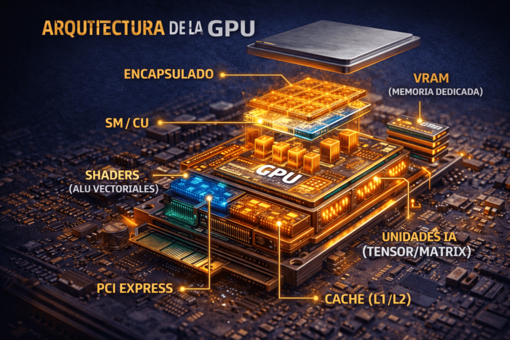 Arquitectura de las GPU modernas análisis profundo de cada componente interno