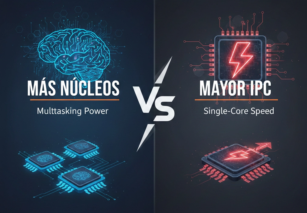 CPU Más Núcleos vs Mayor IPC – Análisis Técnico Real