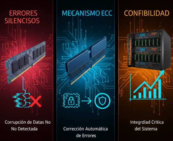 Errores silenciosos ECC y confiabilidad de la memoria RAM
