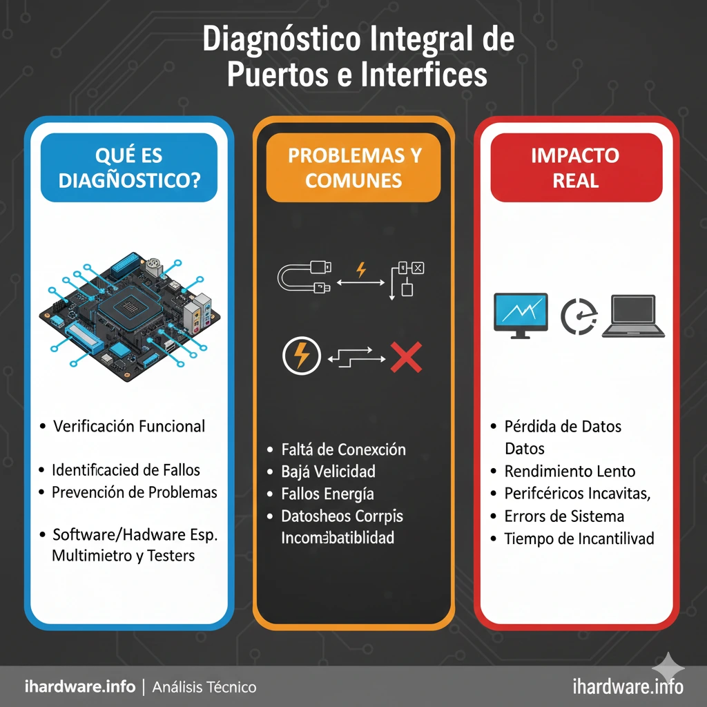Diagnóstico integral de puertos e interfaces
