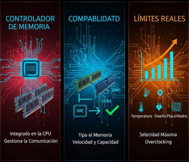 IMC Compatibilidad y Límites Reales de la Memoria RAM