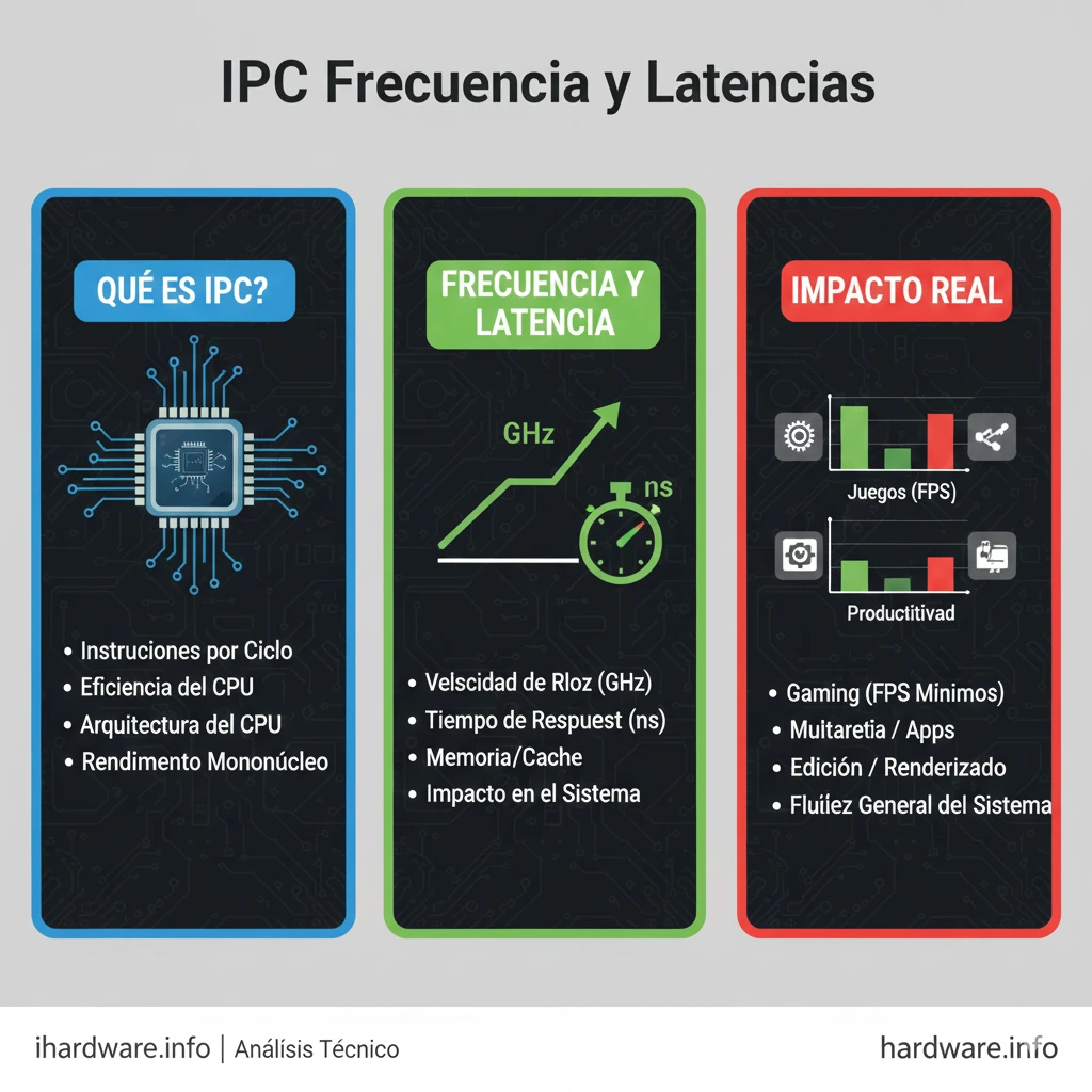 IPC Frecuencia y Latencias