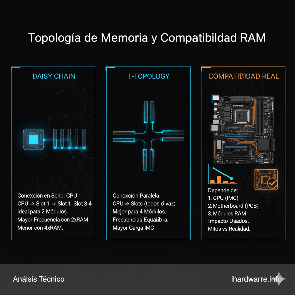 Topología de Memoria y Compatibilidad RAM