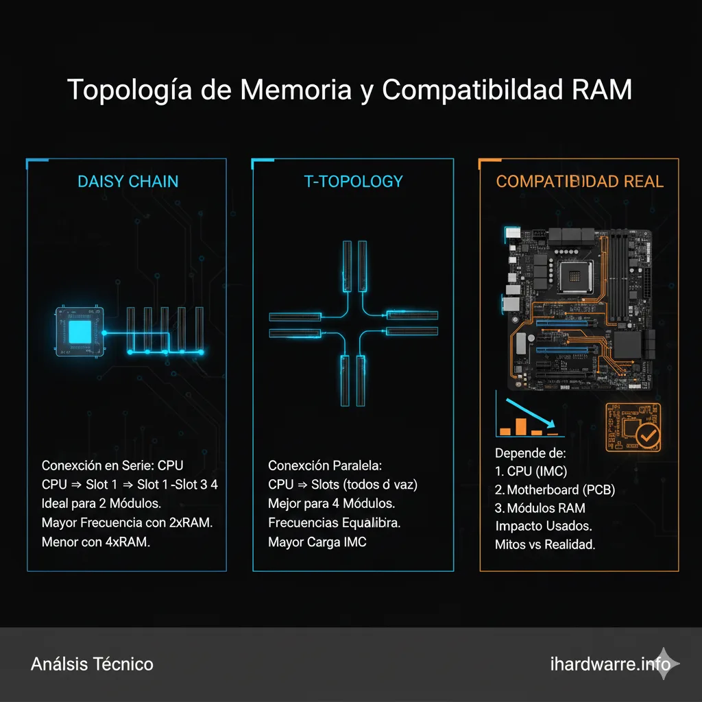 Topología de Memoria y Compatibilidad RAM