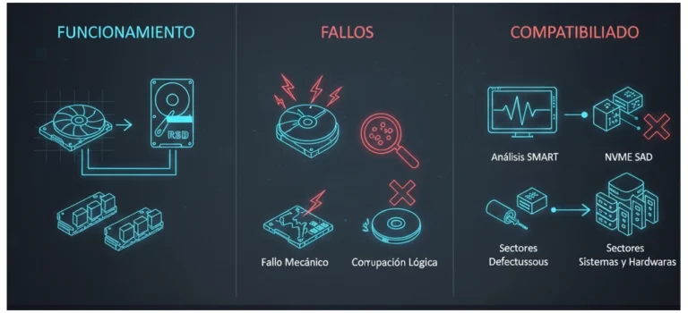 HDD – Funcionamiento fallos y diagnóstico avanzado